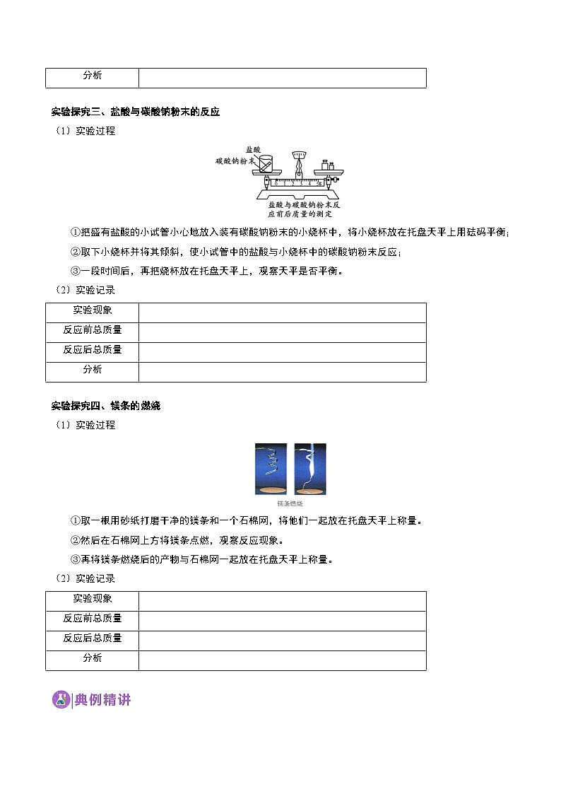 中考化学一轮复习基础通关练习第09讲 质量守恒定律(含答案解析)第3页