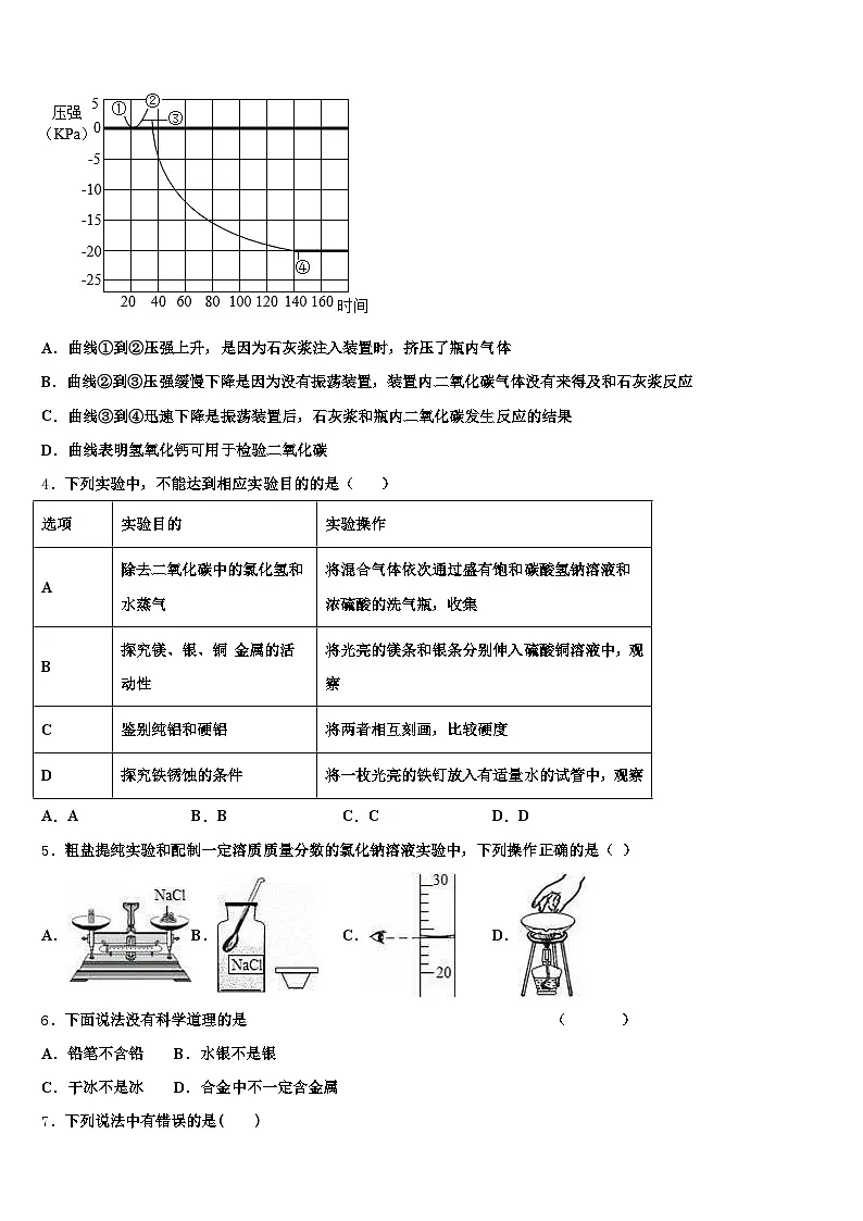 2026年河南省漯河市中考化学猜题卷(含答案解析)第2页