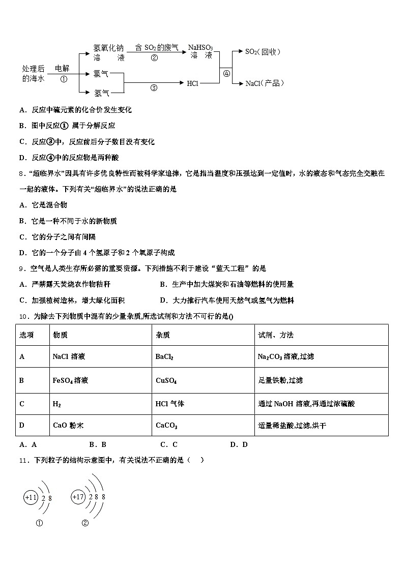 广东省中山市2026年中考化学仿真试卷(含答案解析)第3页