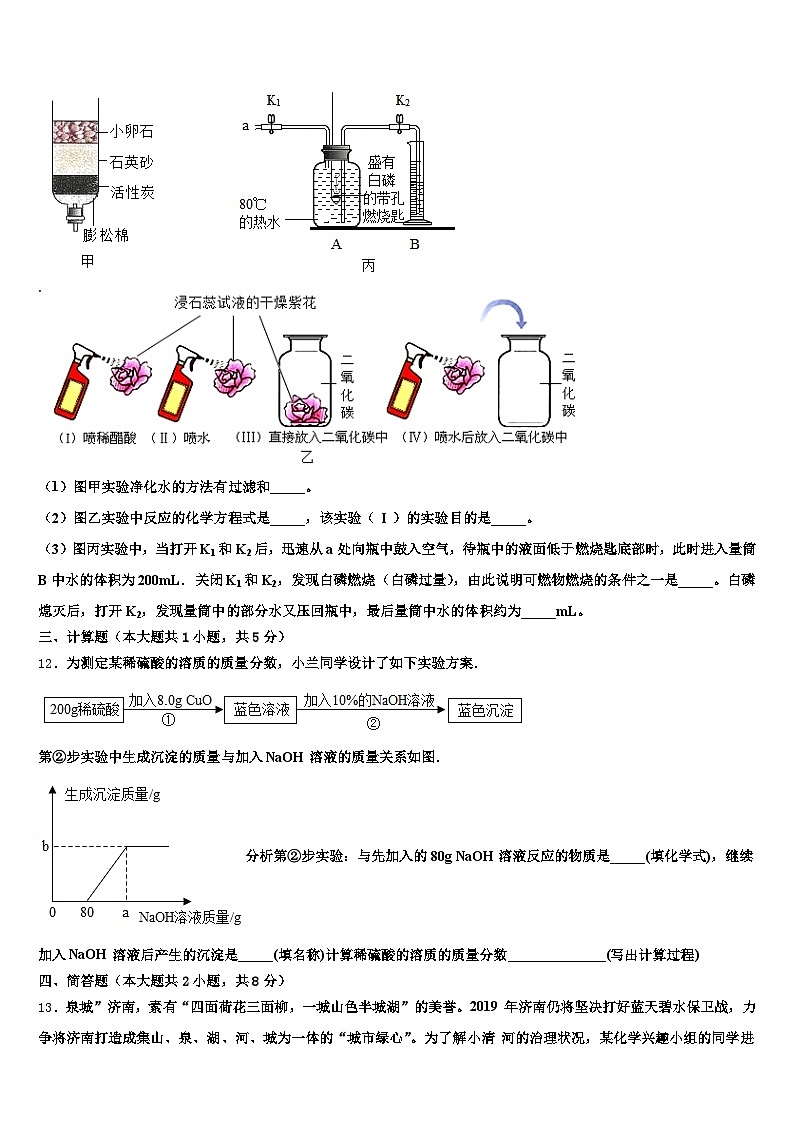 2026年河北省张家口市中考化学四模试卷(含答案解析)第3页