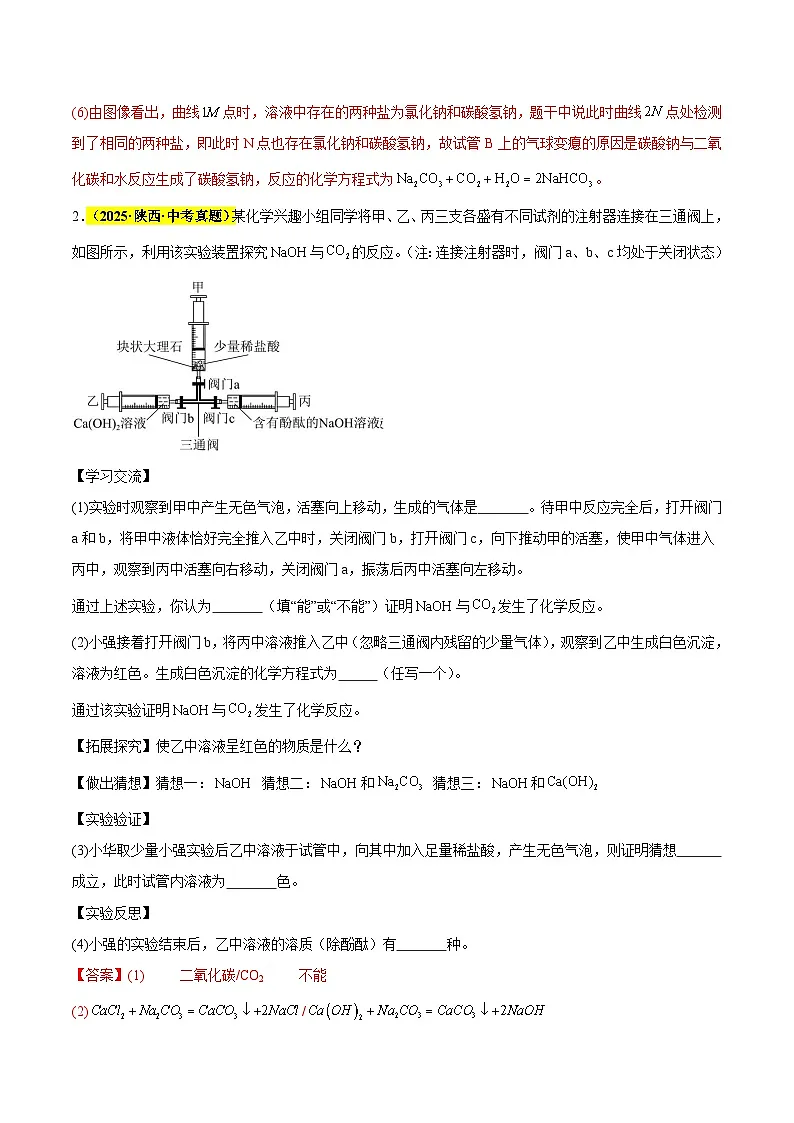 专题21 科学探究题(全国通用)(解析版)第3页