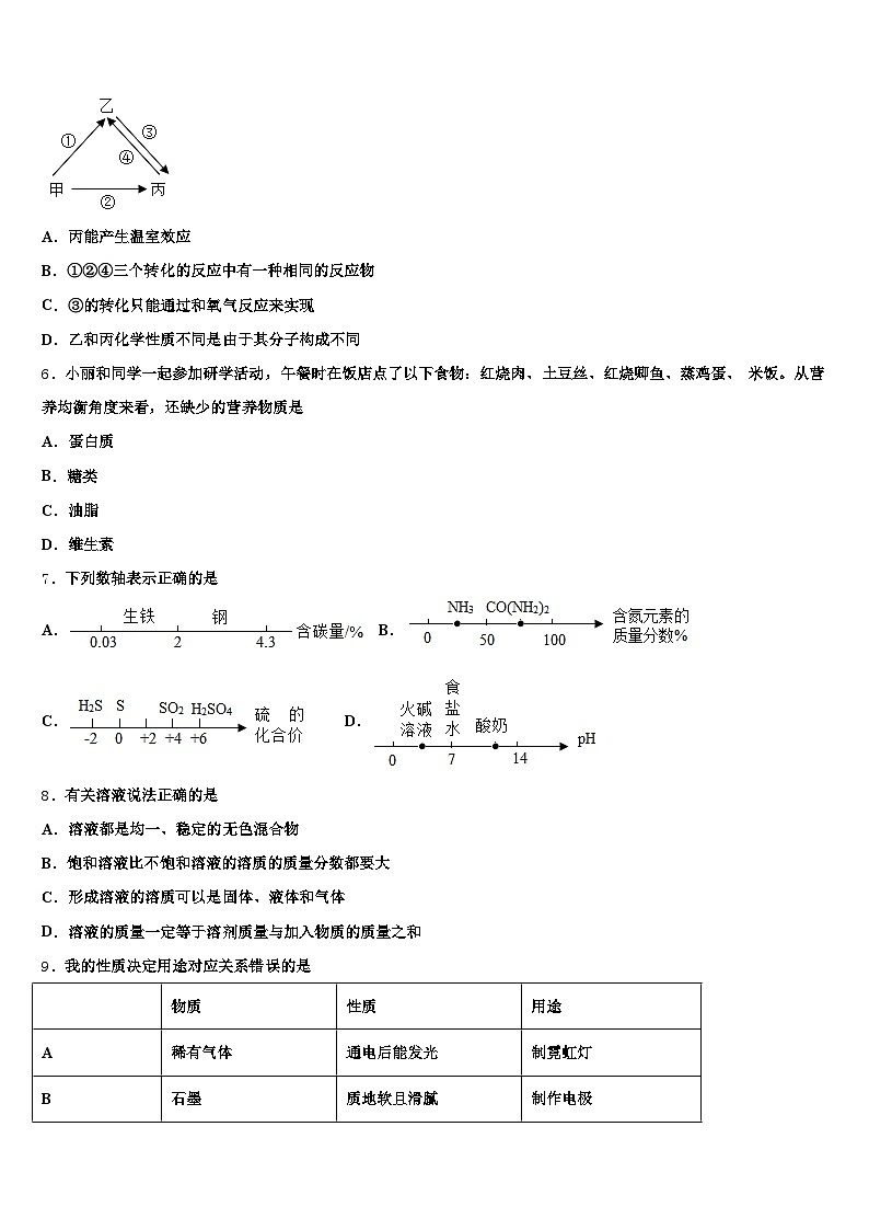 2026年浙江省台州市中考化学最后冲刺浓缩精华卷(含答案解析)第2页