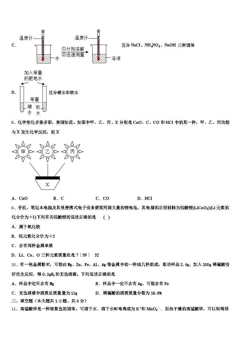 2026届驻马店市中考四模化学试题(含答案解析)第3页