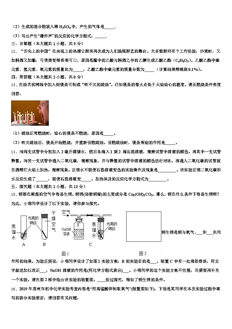 广东省中山市2026年中考二模化学试题(含答案解析)第3页