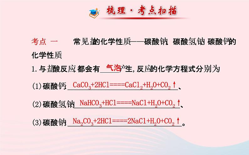 中考化学全程复习第十一单元盐化肥第2课时盐的化学性质和复分解反应课件新人教02