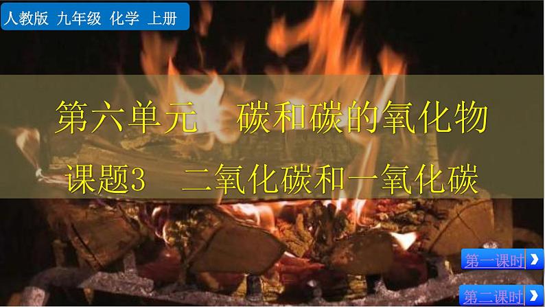 人教九上化学:6.3《二氧化碳和一氧化碳》课件+视频素材01