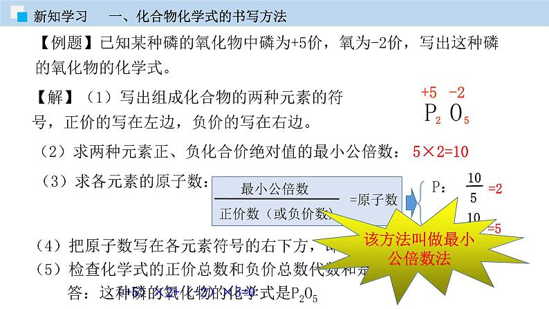 人教版九年级化学上册 课件 4.4 化学式与化合价(第二课时) (共27张PPT)06
