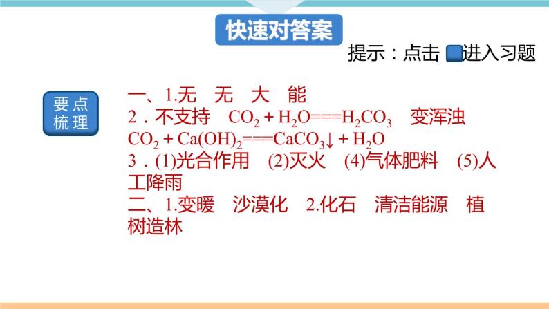 6.5.课题3  第1课时 二氧化碳+作业课件02