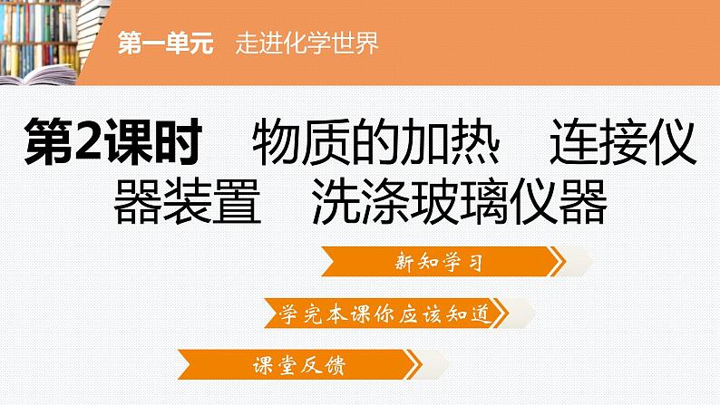 课题3 第2课时 物质的加热 连接仪器装置 洗涤玻璃仪器第2页
