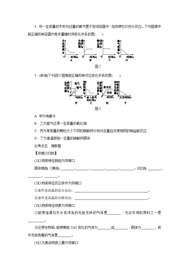 人教版九年级化学上册第六单元必考知识点训练02