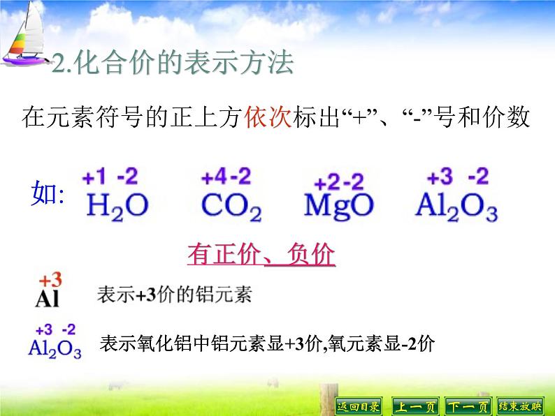 人教版九年级化学上册课件:4.4化学式与化合价07