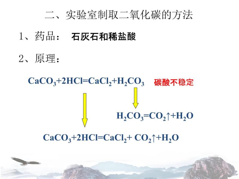 人教版化学九年级上册 第六单元 碳和碳的氧化物 课题2 二氧化碳的制取研究 课件08