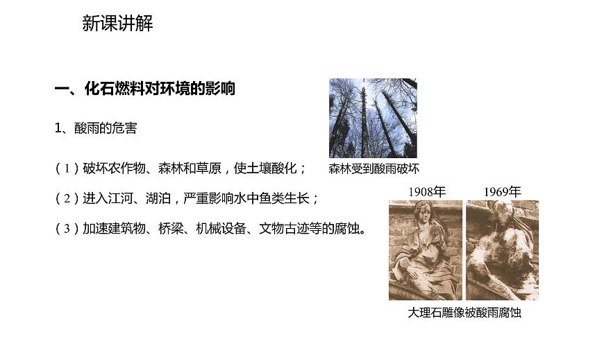 人教版九年級上冊化學課件:第七單元 課題2 使用燃料對環(huán)境的影響(共16張PPT)第3頁