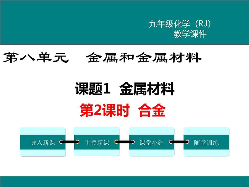人教版九年级化学8.1《金属材料》课件(共18张PPT)第1页