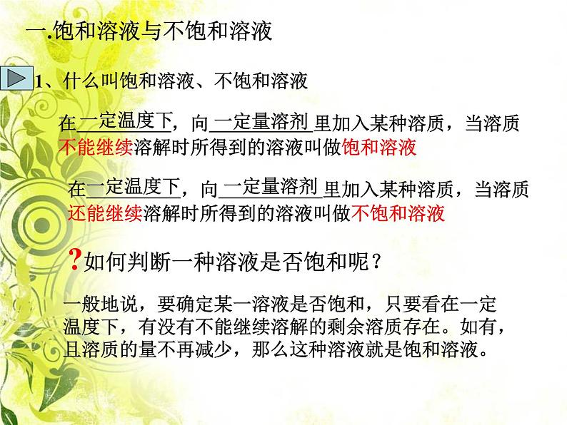 人教版化学九下9.2 溶解度(共34张PPT)02