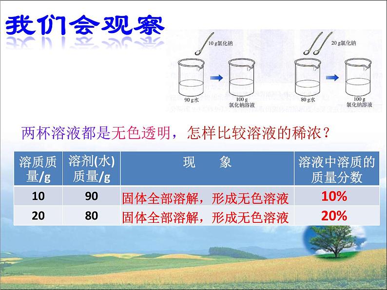 人教版九年级化学第九单元课题3 溶液的浓度第8页