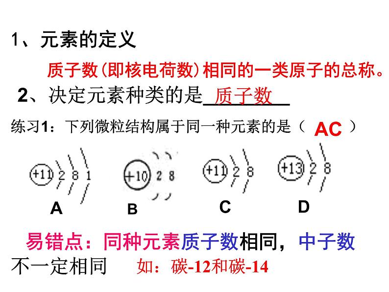 人教版化学九年级上册3.3元素 课件(共21张PPT)第4页