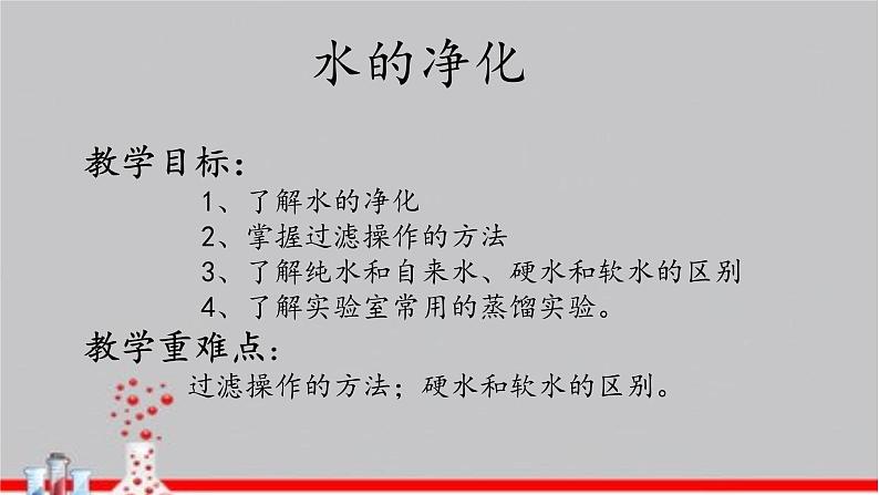 人教版九年级上册化学 4.3水的组成 课件01