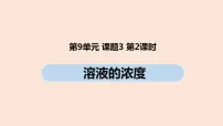 初中化学人教版九年级下册课题3 溶液的浓度获奖课件ppt