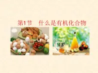 8.1 什么是有机化合物 课件-2020-2021学年九年级化学上册同步备课系列(沪教版)