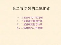 2.2 奇妙的二氧化碳 课件-2020-2021学年九年级化学上册同步备课系列（沪教版）