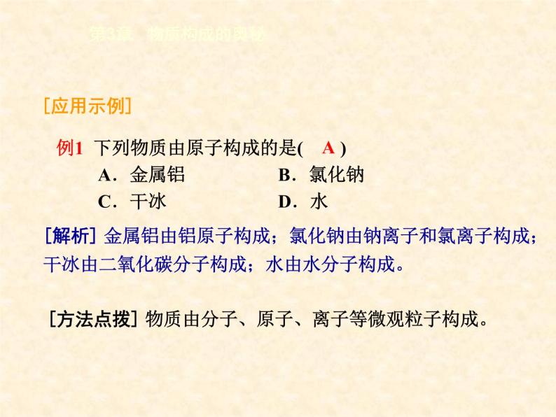 3.1.1 构成物质的基本微粒（1） 课件-2020-2021学年九年级化学上册同步备课系列（沪教版）07