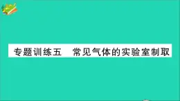 九年级化学上册第六单元碳和碳的氧化物专题训练五常见气体的实验室制取作业课件新版新人教版20201202133