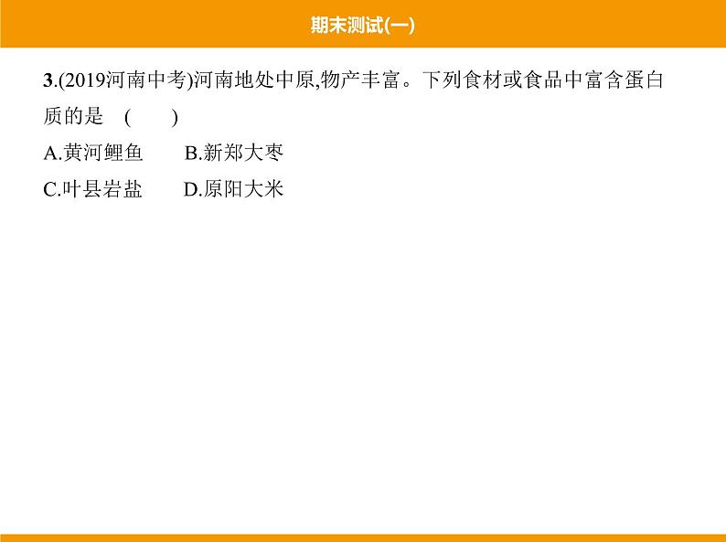 人教版初中化学九年级(下册)期末测试(一)04
