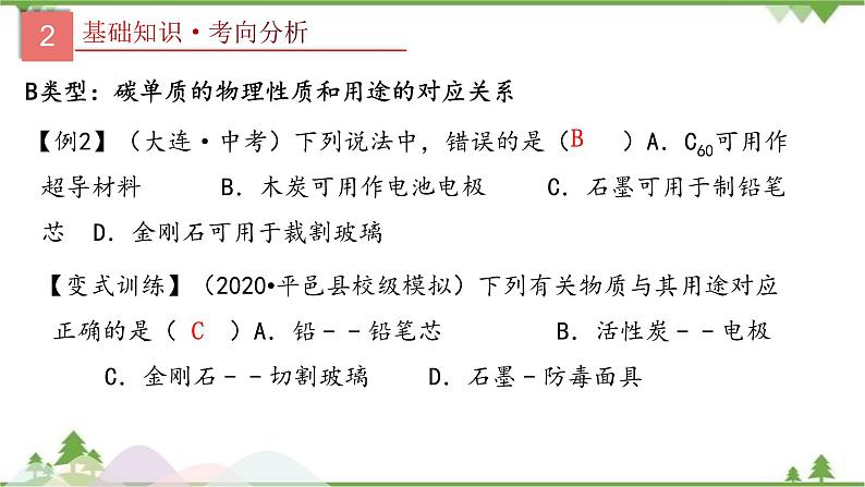 人教版2021年中考化学二轮专题课件 专题5《碳和碳的氧化》07
