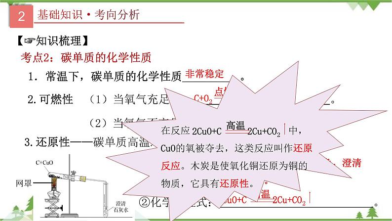 人教版2021年中考化学二轮专题课件 专题5《碳和碳的氧化》08