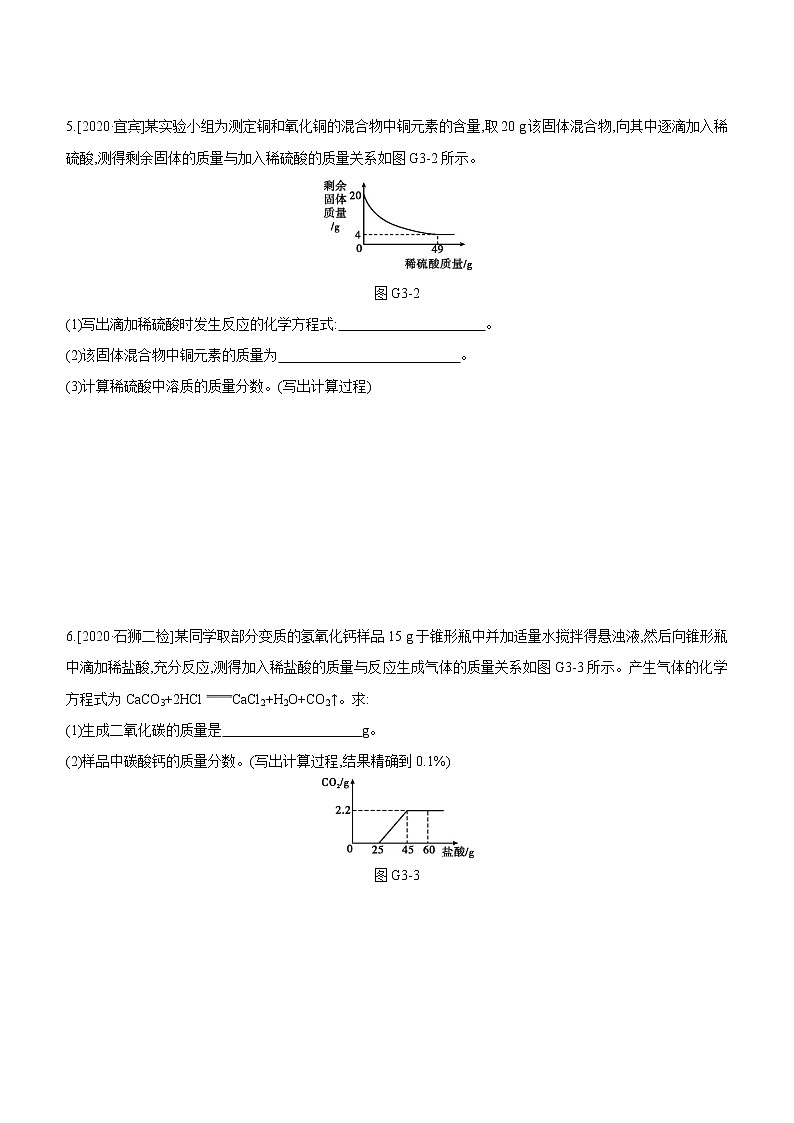 中考化学福建专版 专题练习 提分专项(03) 计算题(含解析)03