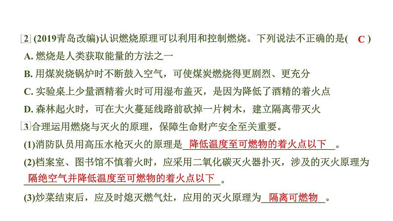 中考化学一轮复习基础考点一遍过(课件+新题练)主题13 化学与能源和资源的利用05
