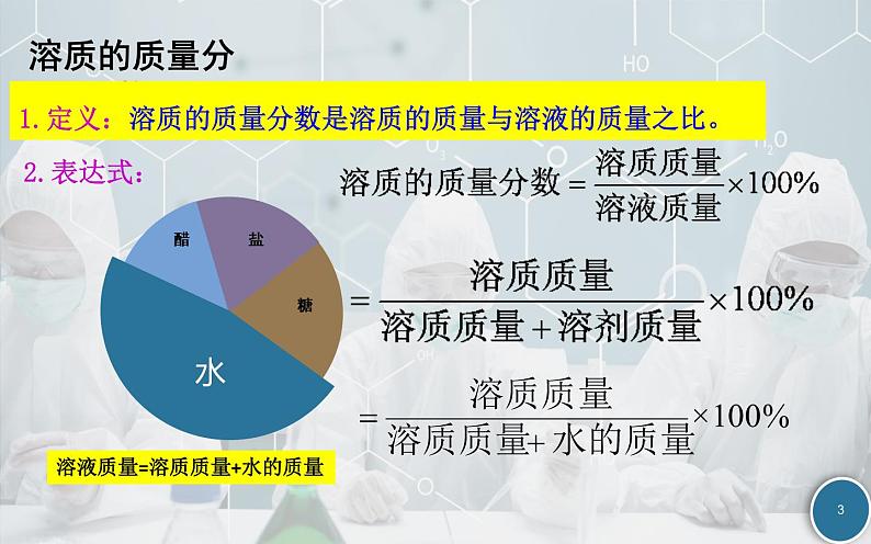 《溶液的浓度》公开课一等奖课件第3页