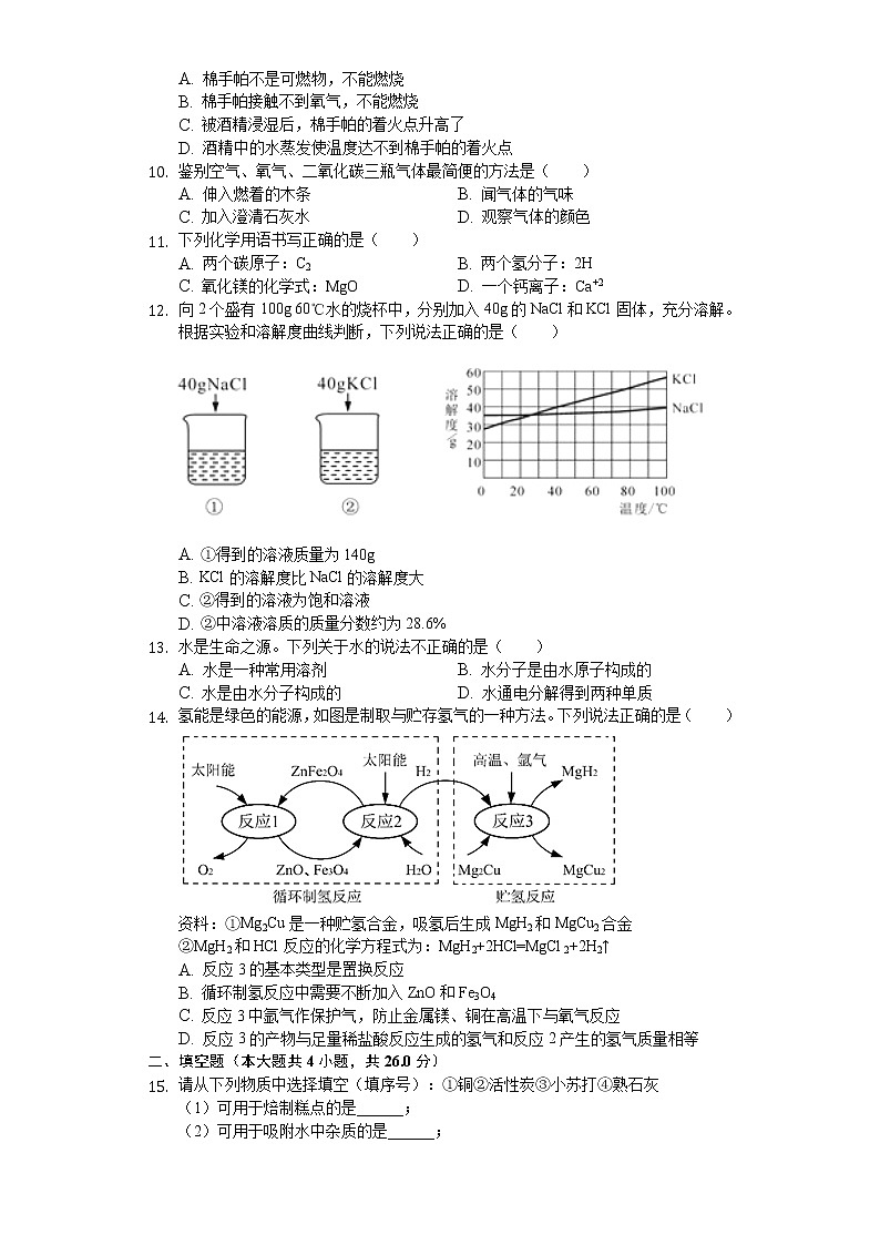 2020年海南省中考化学试卷第2页