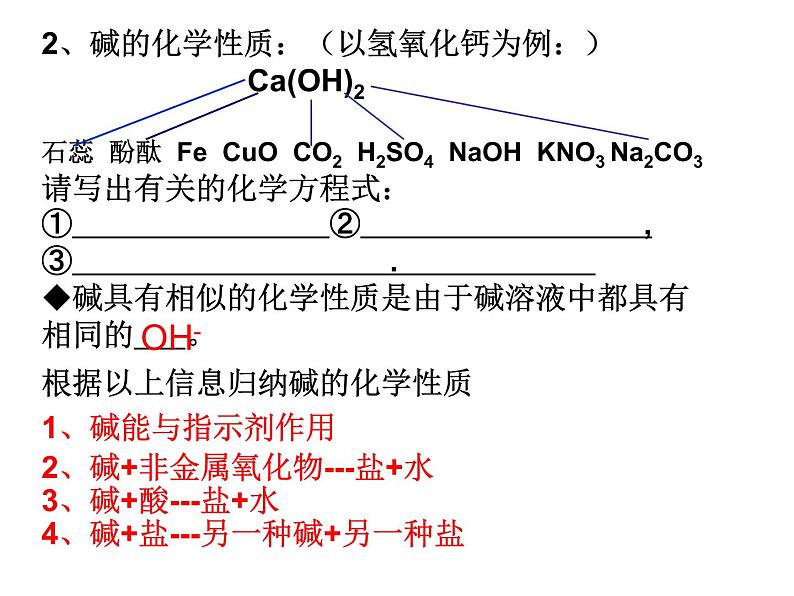 人教版部编九年级下册:第十单元 实验活动6 酸碱的性质 (共34张PPT)精品课件06