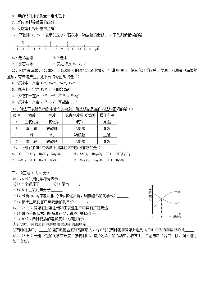 2021年湖南省常德市安乡县中考模拟卷三第2页