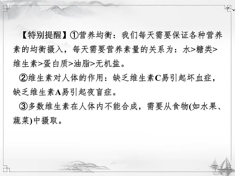 中考化学复习课件12.第十二单元 化学与生活04