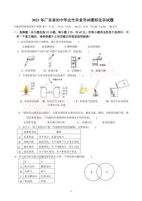 2021 年广东省初中毕业生学业考试模拟化学试题