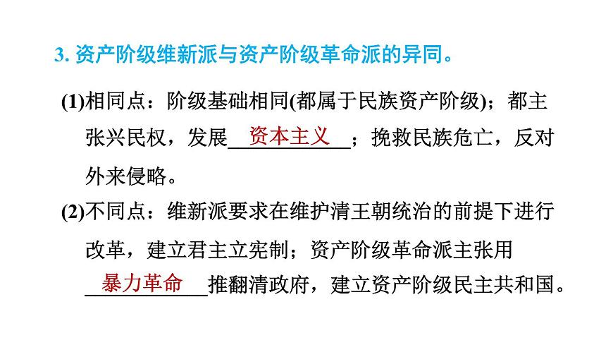 人教版八年級(jí)上冊(cè)歷史習(xí)題課件 第3單元 第三單元復(fù)習(xí)訓(xùn)練第7頁(yè)