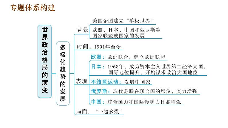 人教版九年级下册历史课件 专题训练 专题二 世界政治格局的演变第4页