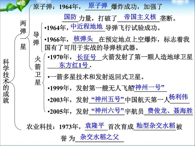 人教部编版八年级下册历史第18课科学技术的成就(一)(2)课件第7页