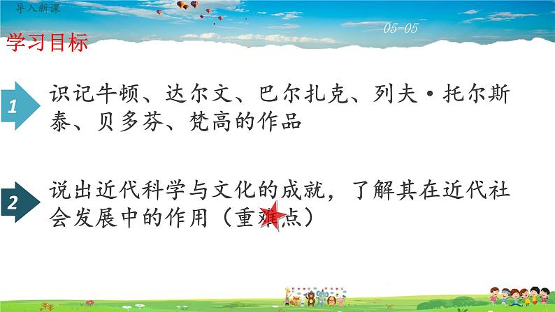 人教版历史九年级下册第7课近代科学与文化课件PPT03
