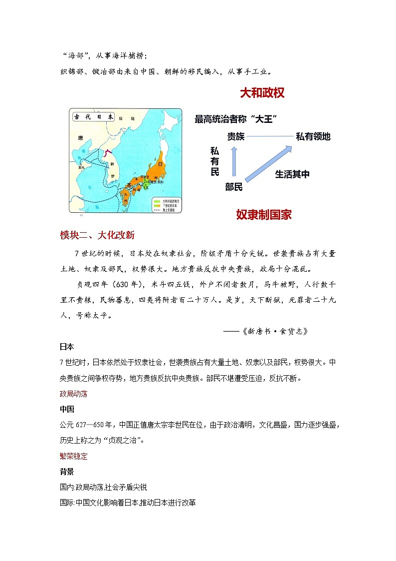 人教版九年级历史上册第11课古代日本 教学课件 教案 视频素材02