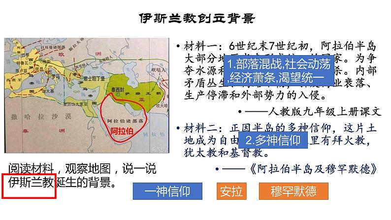 第12课 阿拉伯帝国课件(22张PPT课件)2021--2022学年部编版九年级历史上册第四单元04