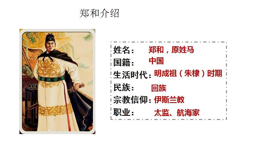 人教部編版歷史七年級下冊  第三單元第15課 明朝的對外關(guān)系課件PPT第7頁