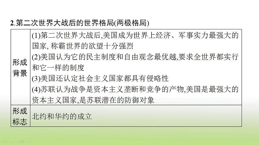 中考?xì)v史一輪復(fù)習(xí)專題七戰(zhàn)爭與國際關(guān)系的演變課件第8頁