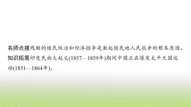 中考历史一轮复习第27单元殖民地人民的反抗与资本主义制度的扩展课件08