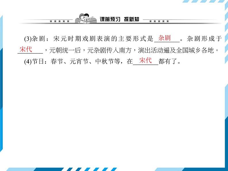 部编版七年级下册历史第12课 宋元时期的都市和文化 习题课件第3页