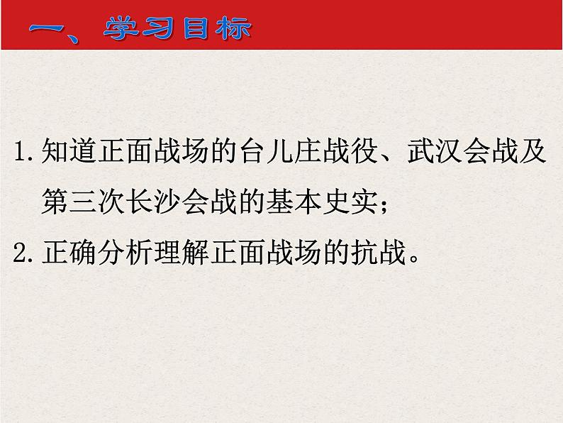 部编版八年级上册 历史 课件 20.正面战场的抗战208