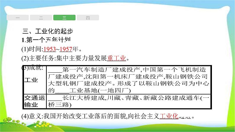 中考历史复习12新中国的成立和巩固、社会主义道路的探索课件PPT第8页